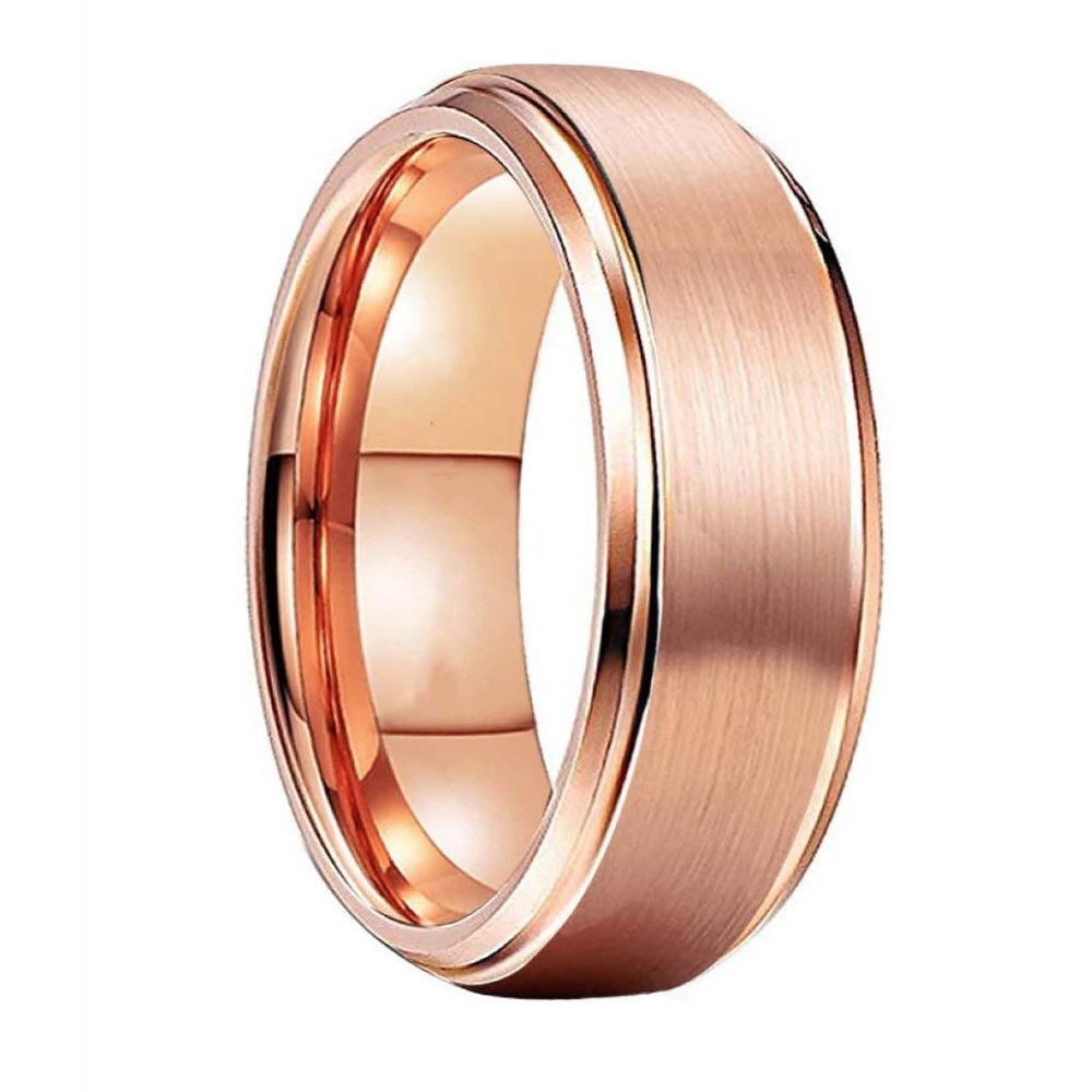 Quentin Ring - Rose Gold Stainless Steel Men's Ring